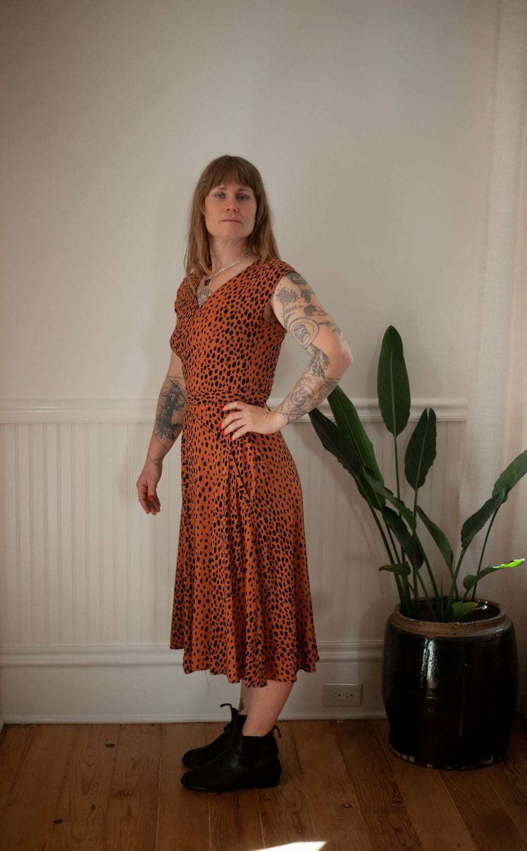 Xena Dress in Bam Bam Challis - Image 6