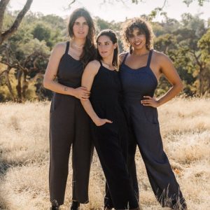 Yolked Juniper Jumpsuit in Olive Tencel
