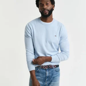 Crew Neck Sweater in Fresh Blue